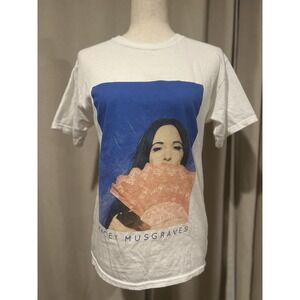 Kacey Musgraves T-Shirt‎ Womens Small White Country Music Nice Condition